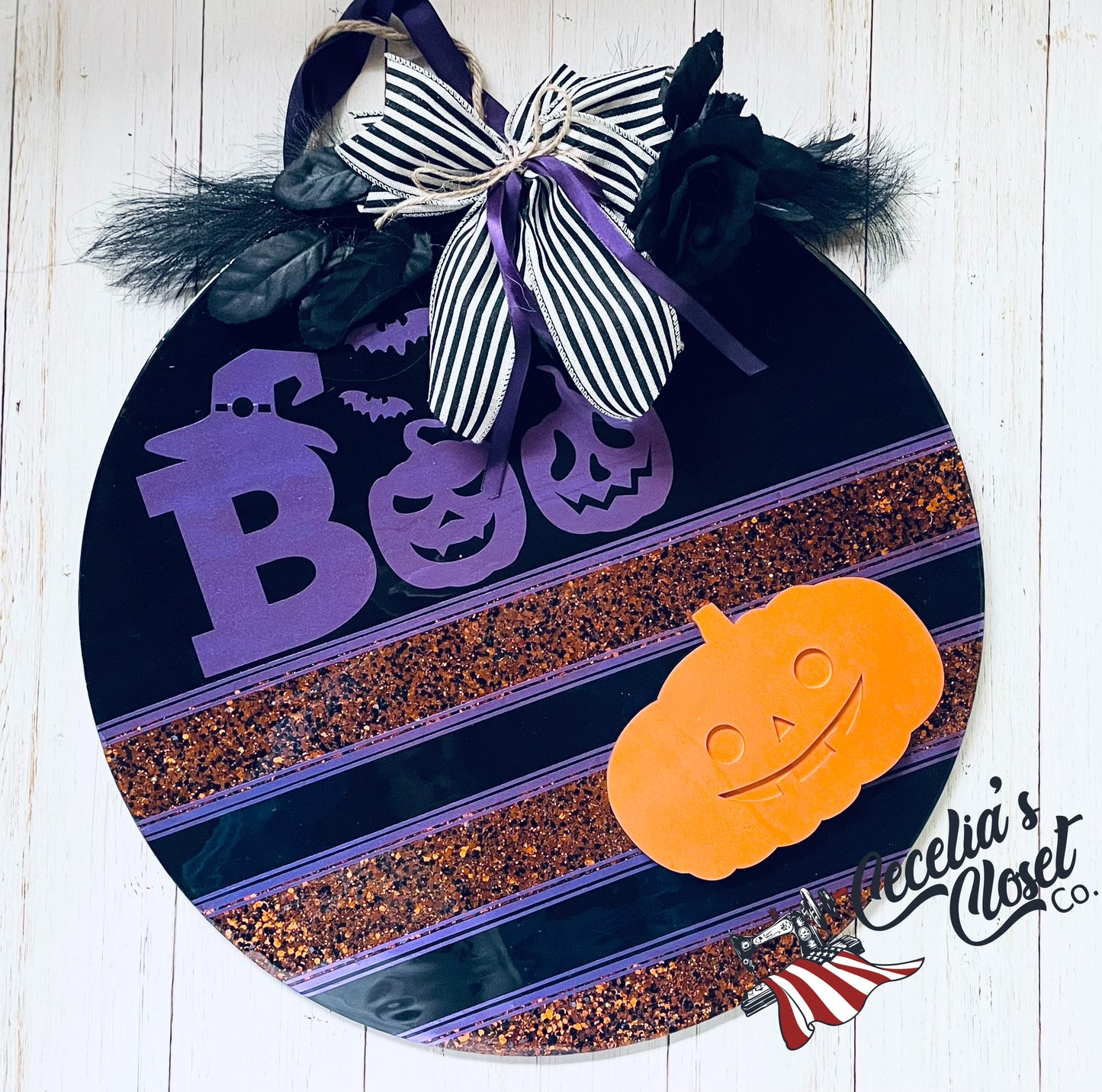 Boo Door Sign
