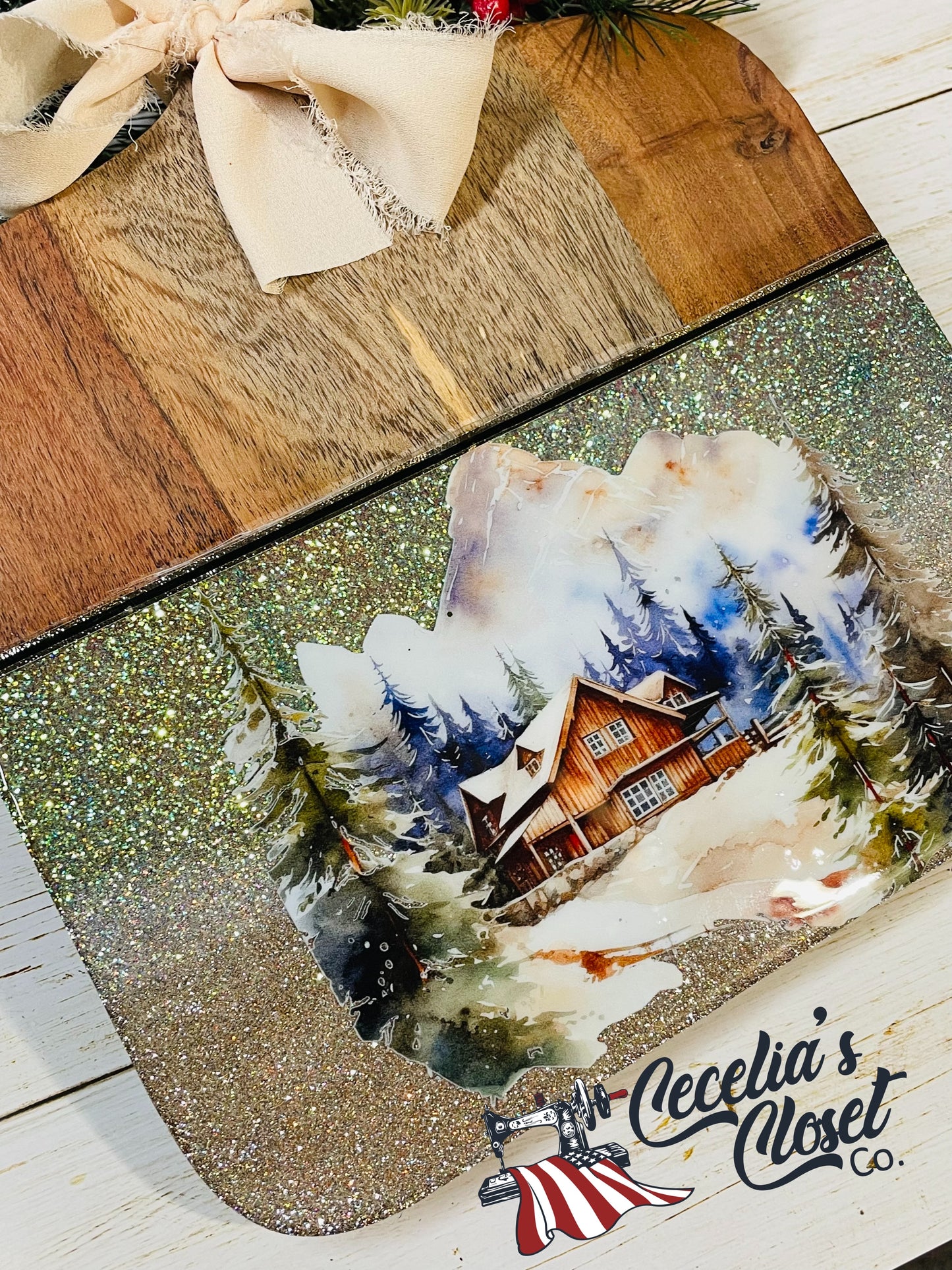 Vintage serving board