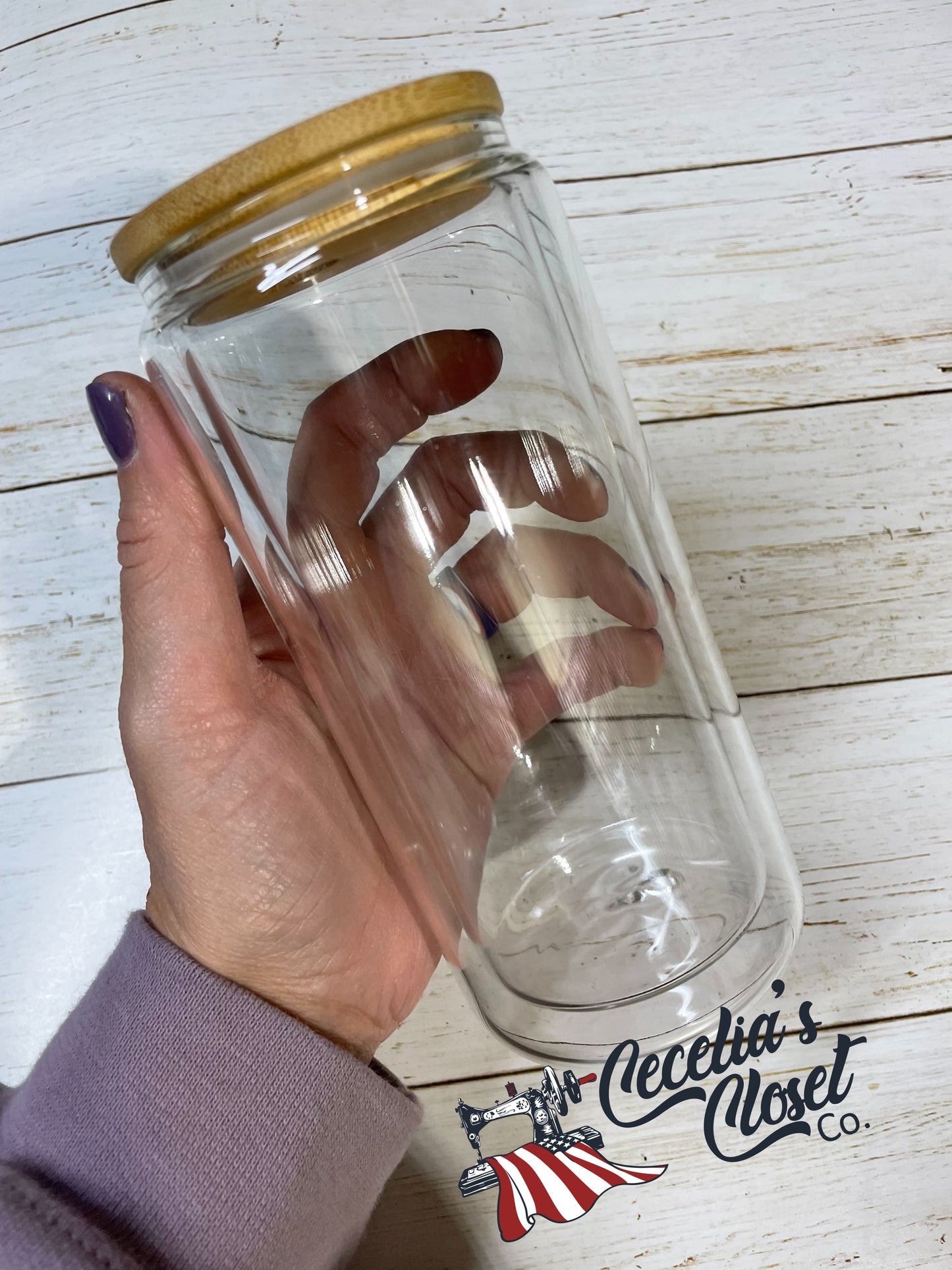 16 oz glass can globe