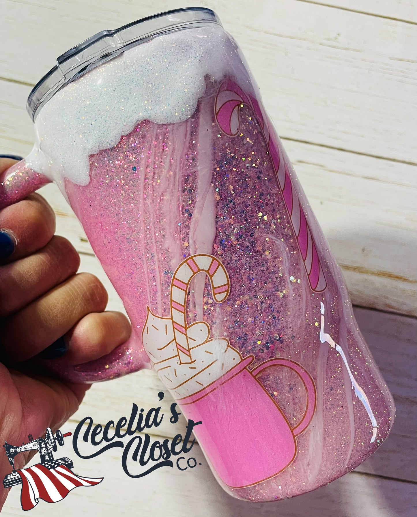 Fluffy dessert mug