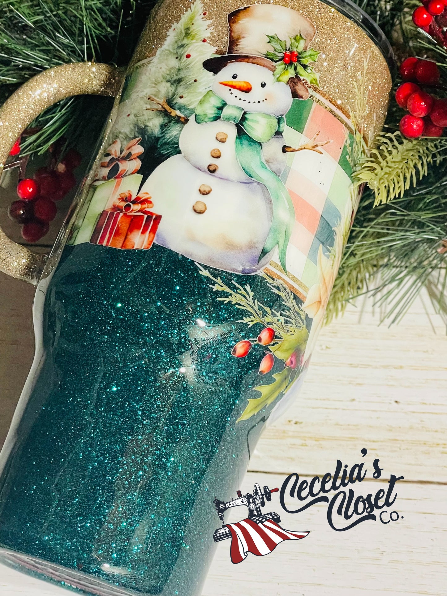 Vintage Winter Snowman