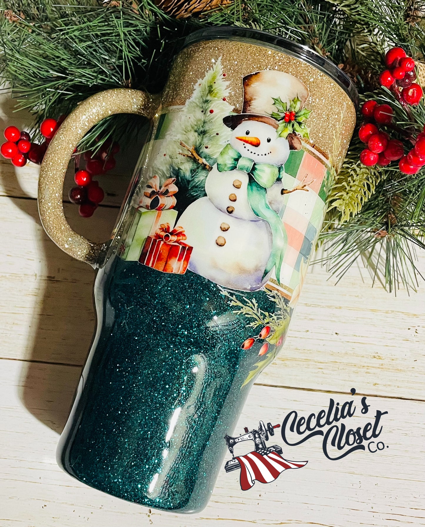 Vintage Winter Snowman