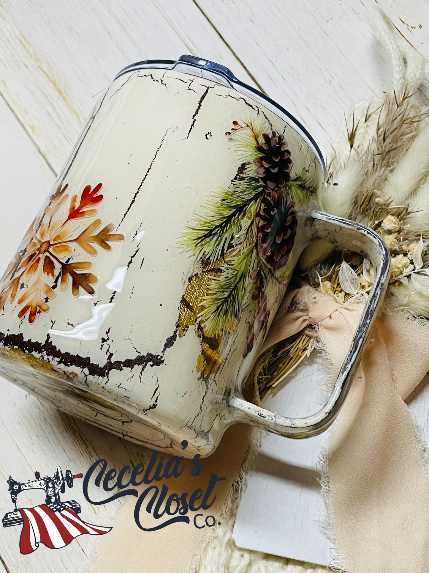 Winter Deer camper mug