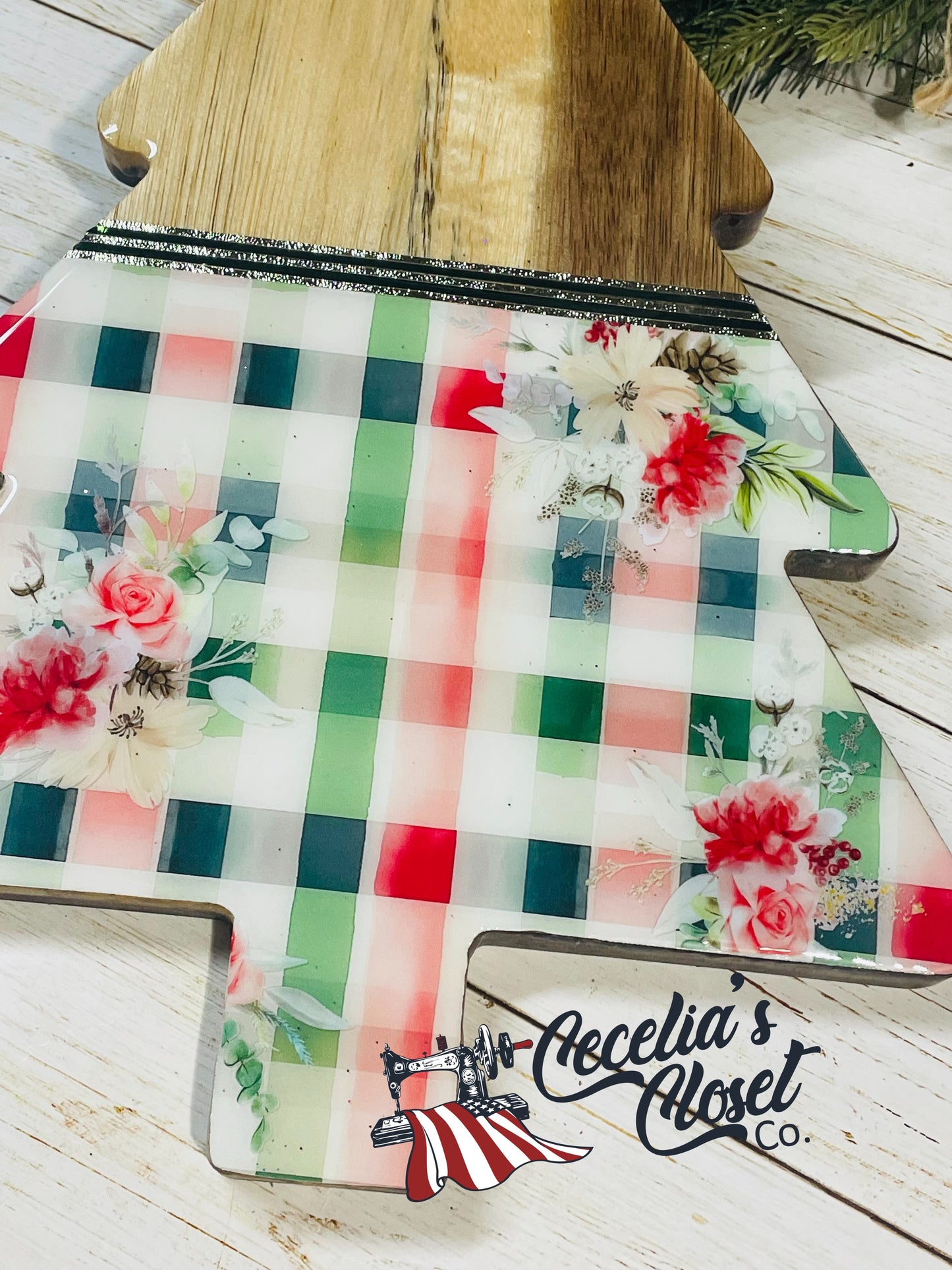 Christmas Tree Serving board