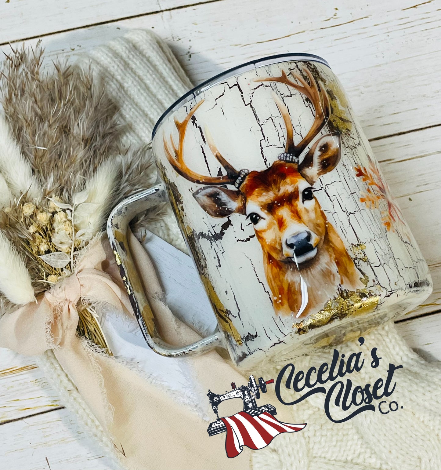 Winter Deer camper mug