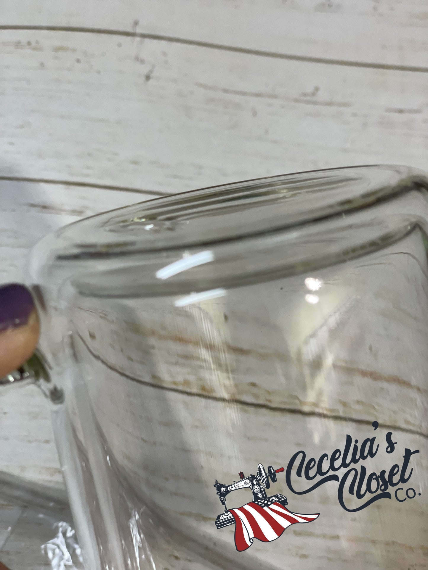 15 oz glitter globe mug