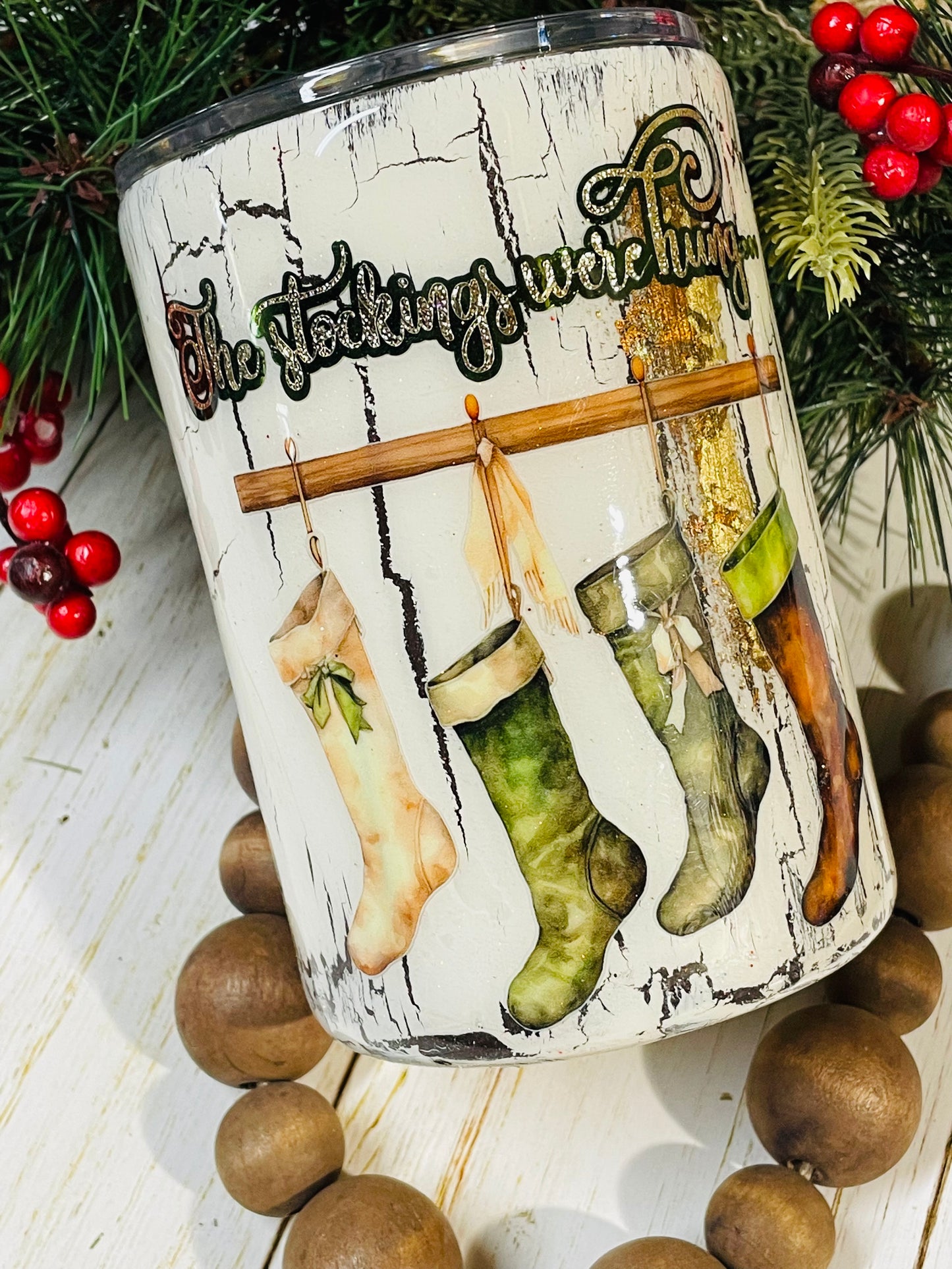 The stocking were hung