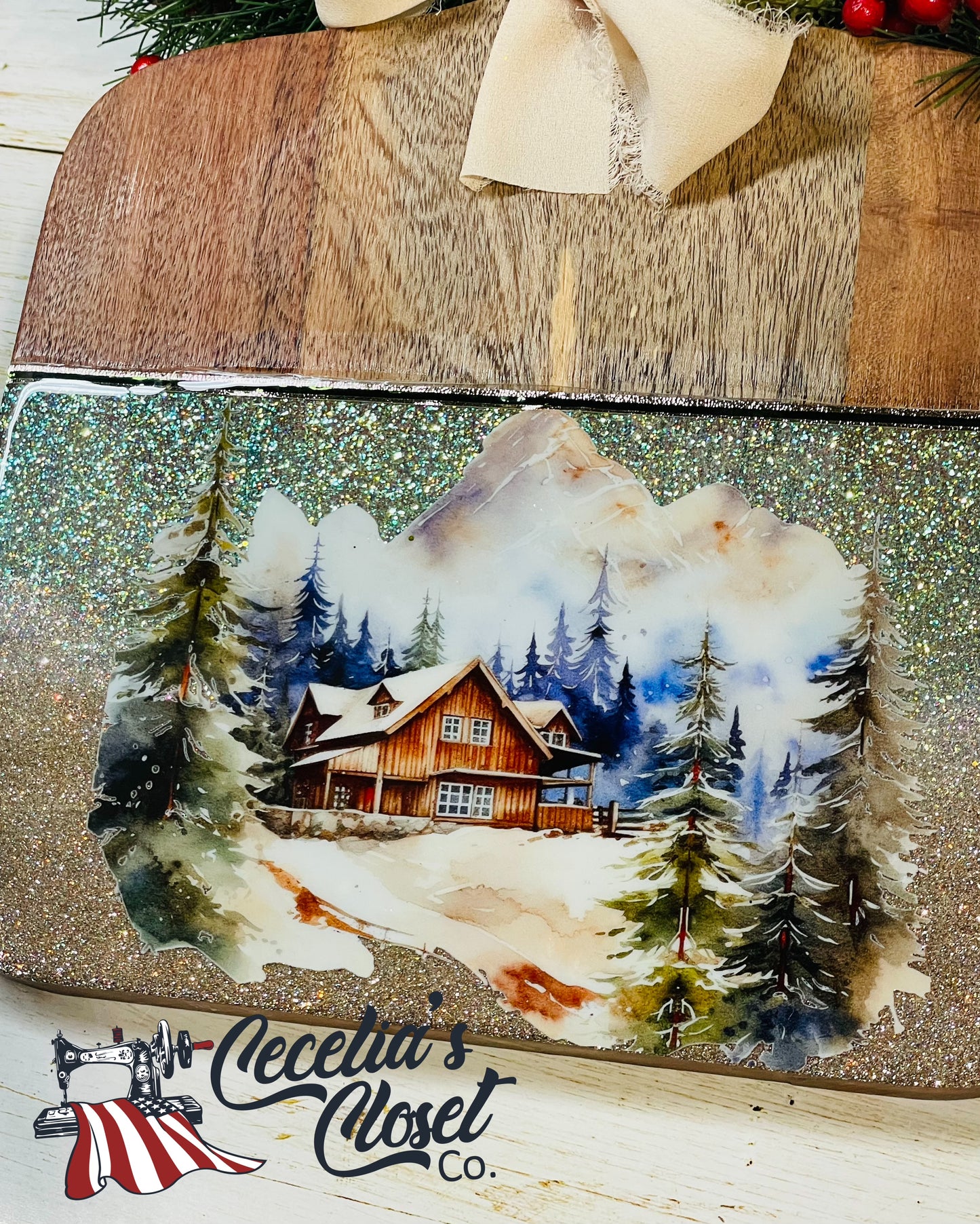 Vintage serving board