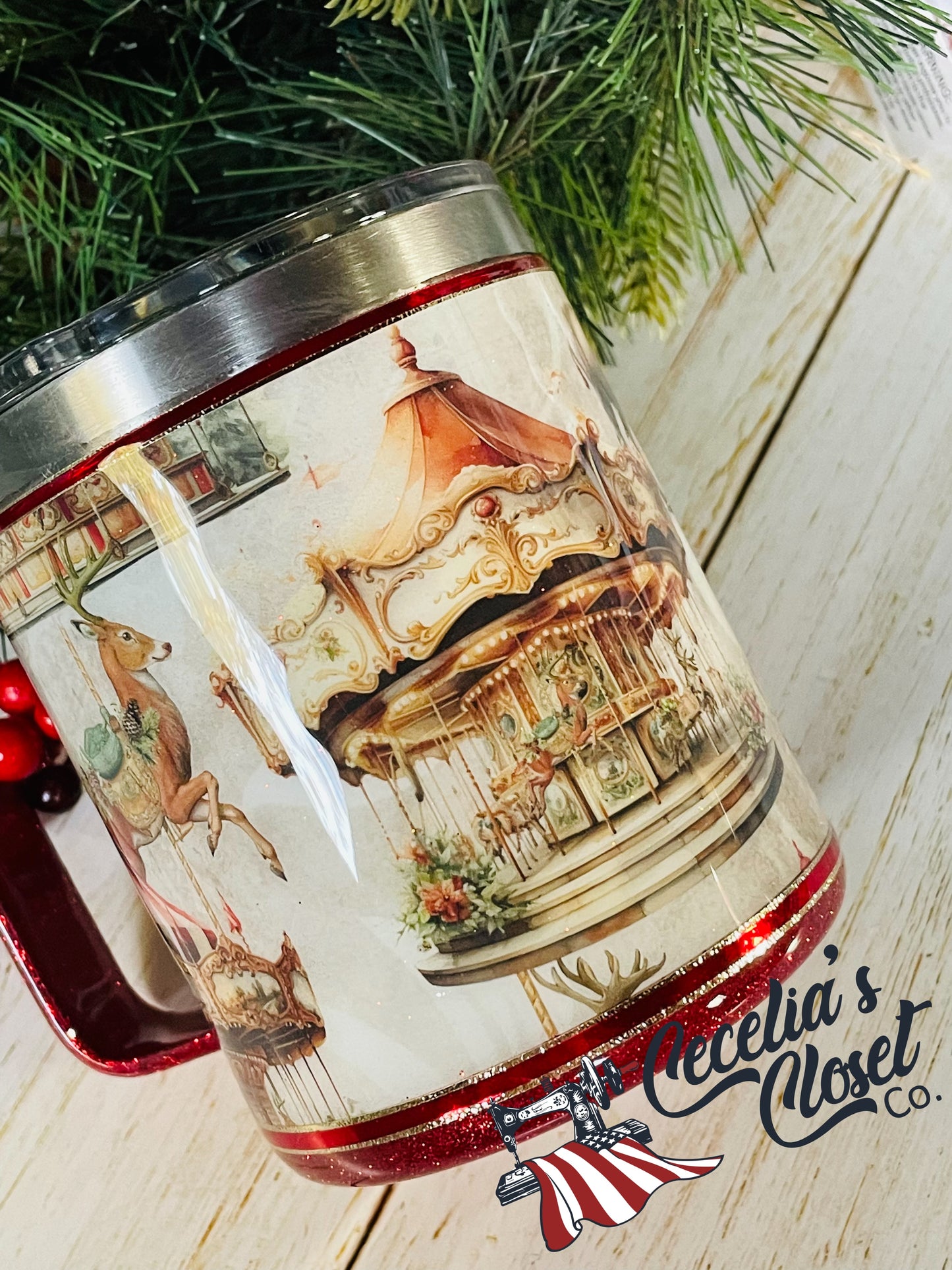 Vintage Carousel 🎠mug