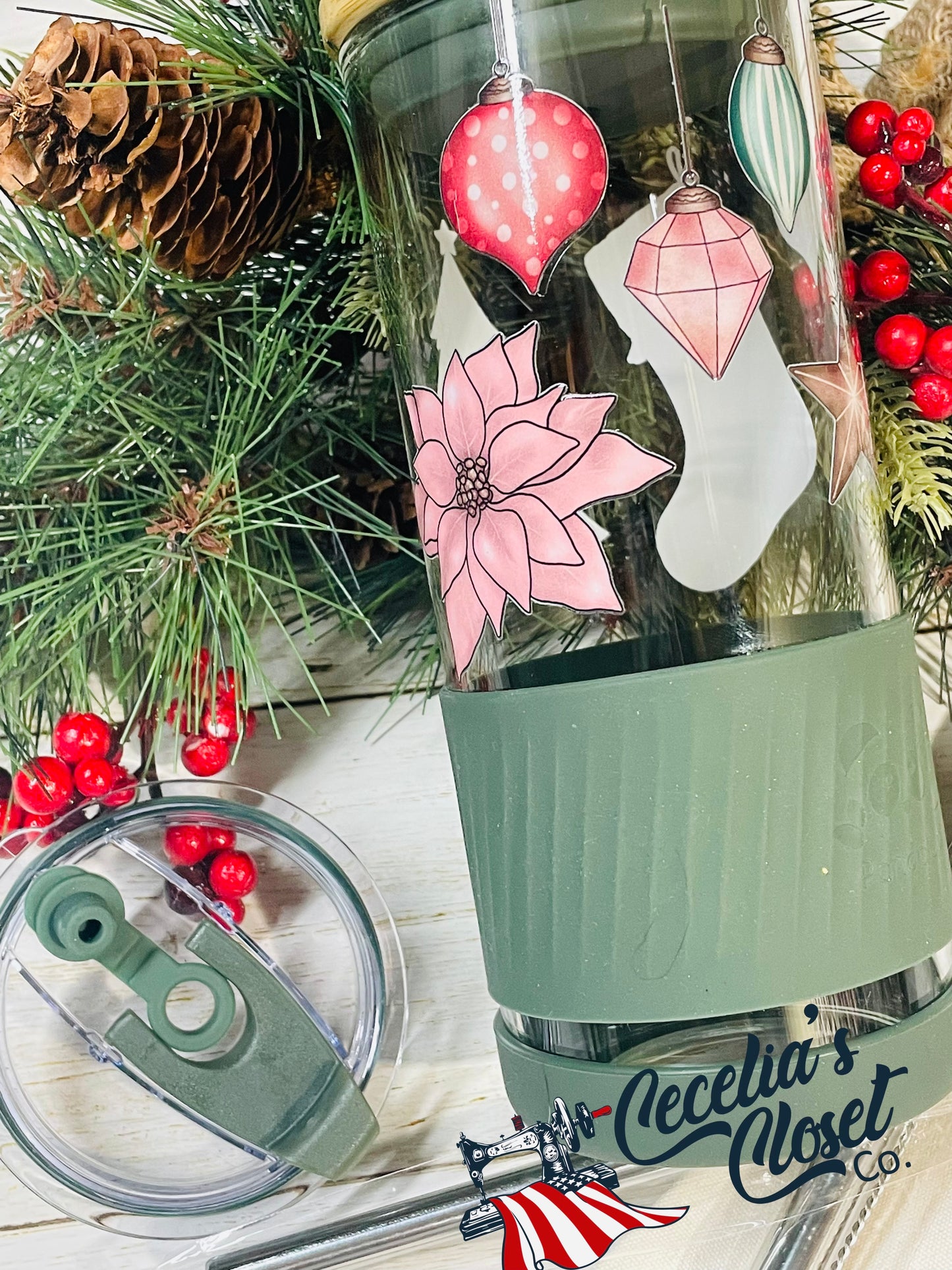 Iced coffee Christmas