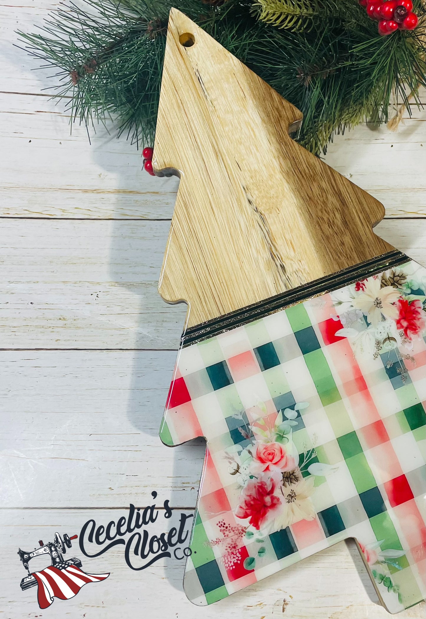 Christmas Tree Serving board