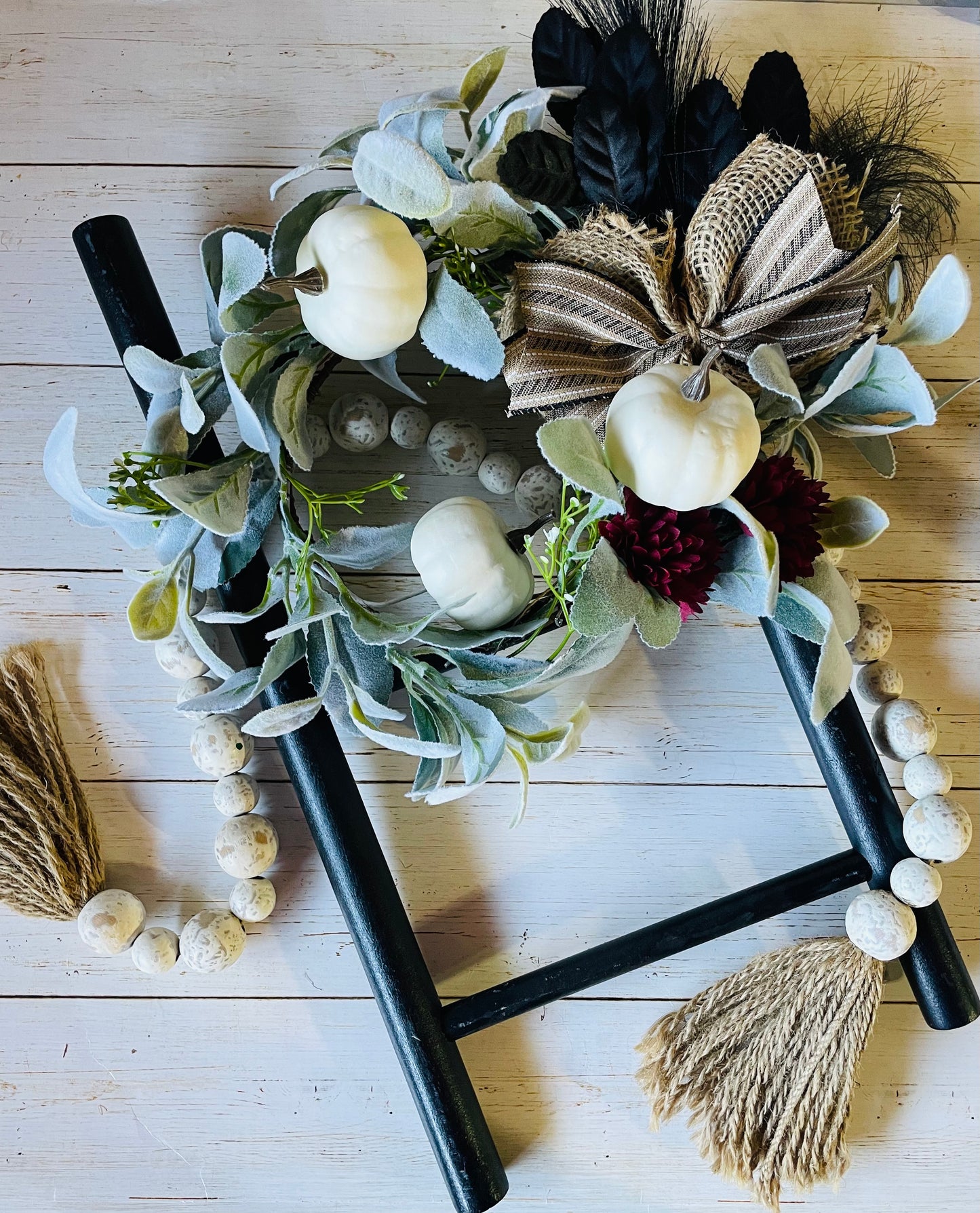 Floral ladder