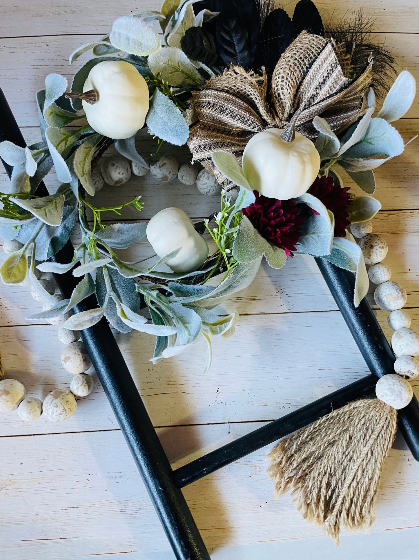 Floral ladder