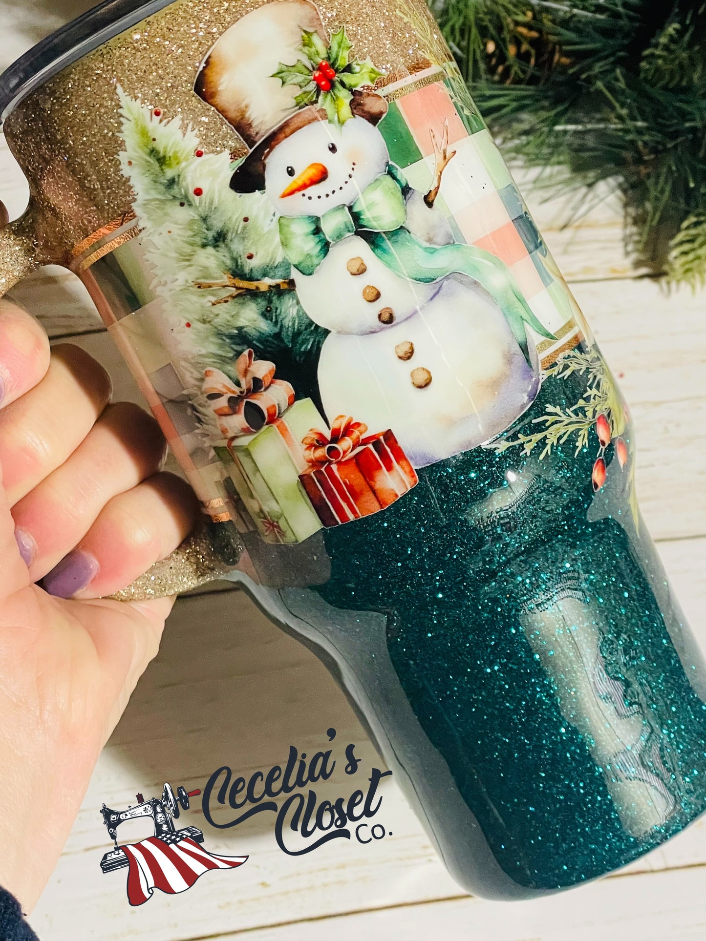 Vintage Winter Snowman