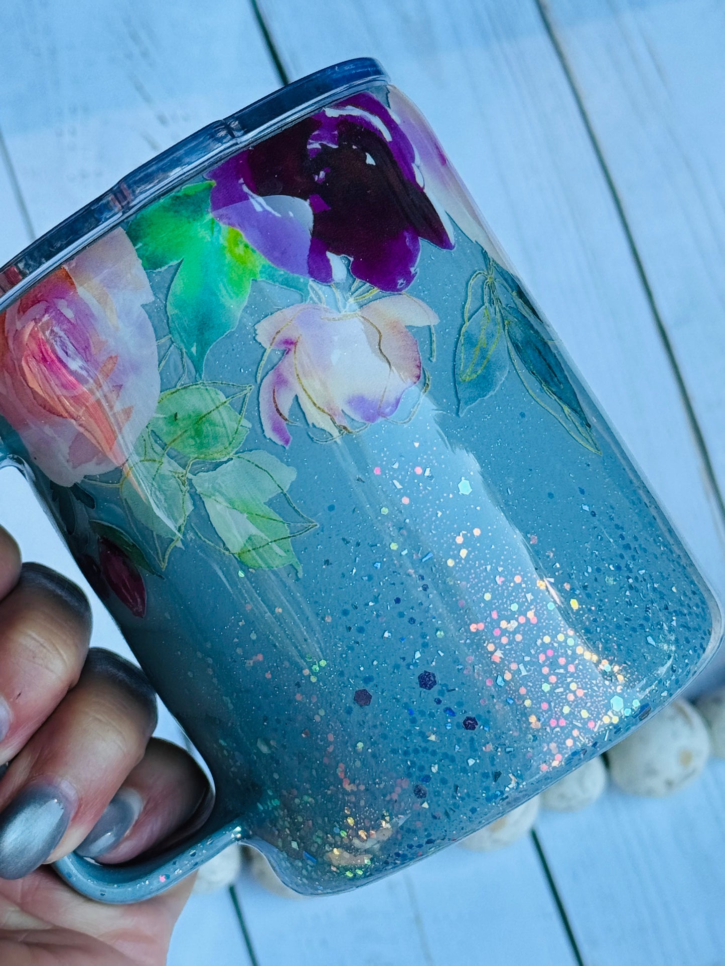 Dusty Floral mug