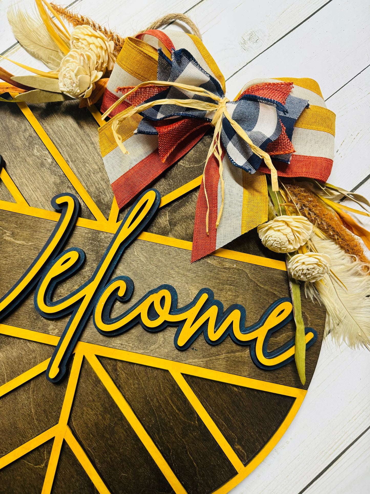 Welcome Geo aztec sign