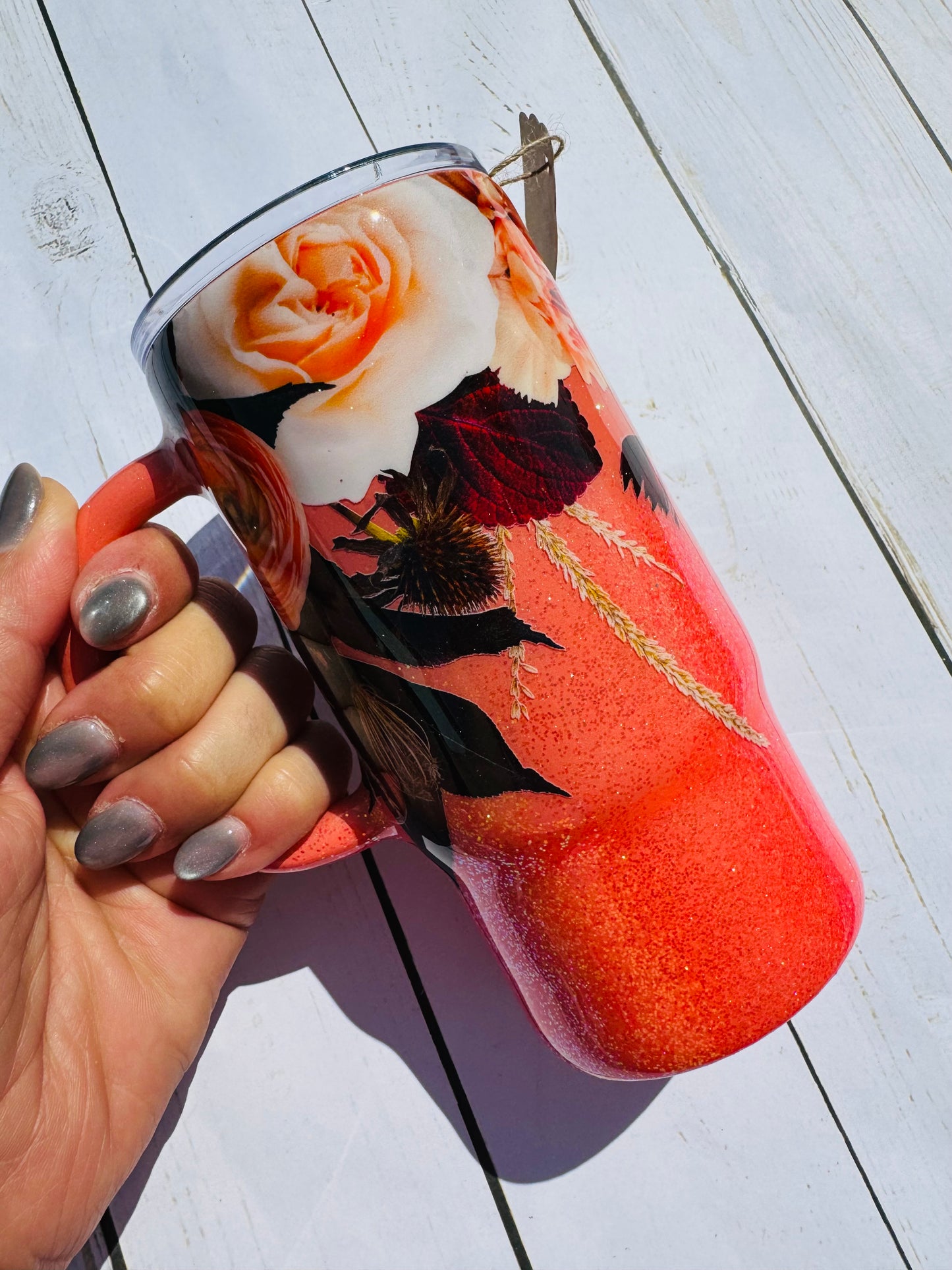 coral floral