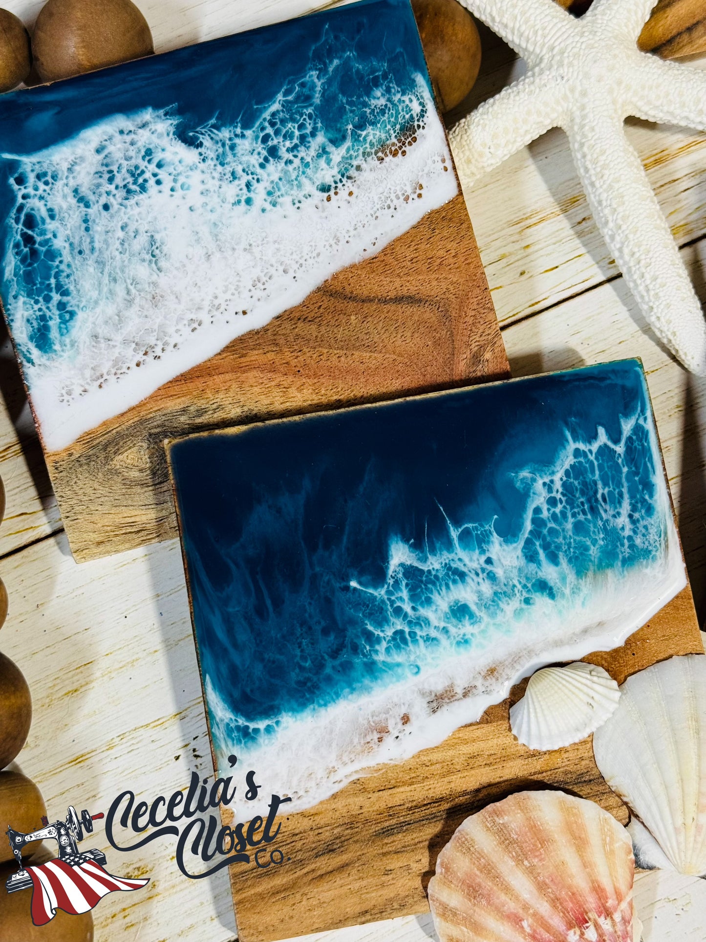 Beach coaster’s set