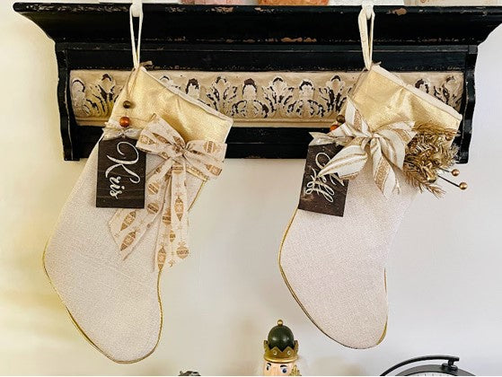 Classic Golden Burlap