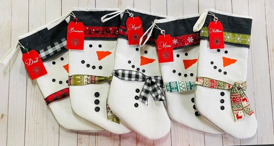 Snowman Stocking