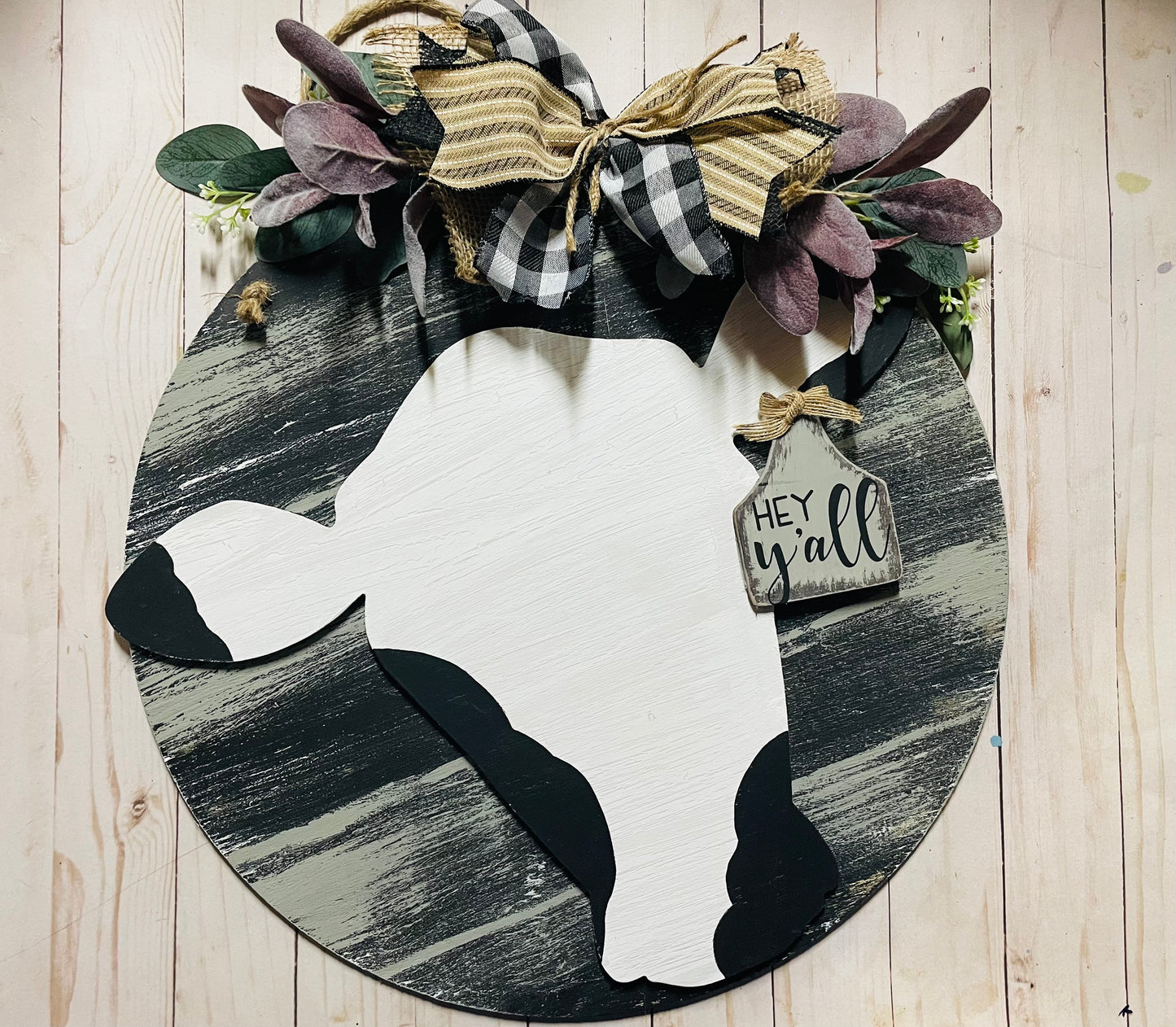 Rustic Cow head