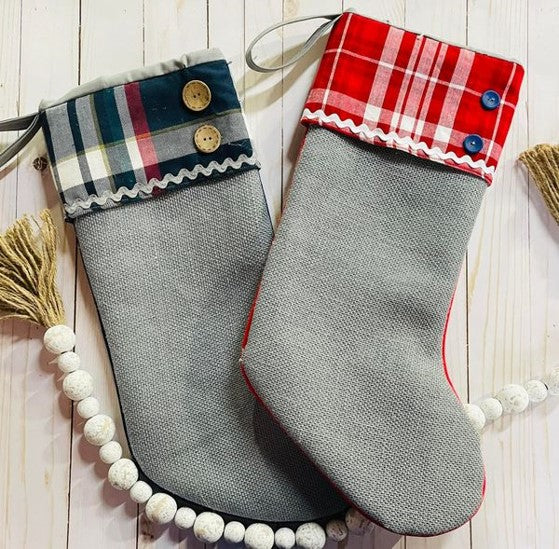 Grey Burlap