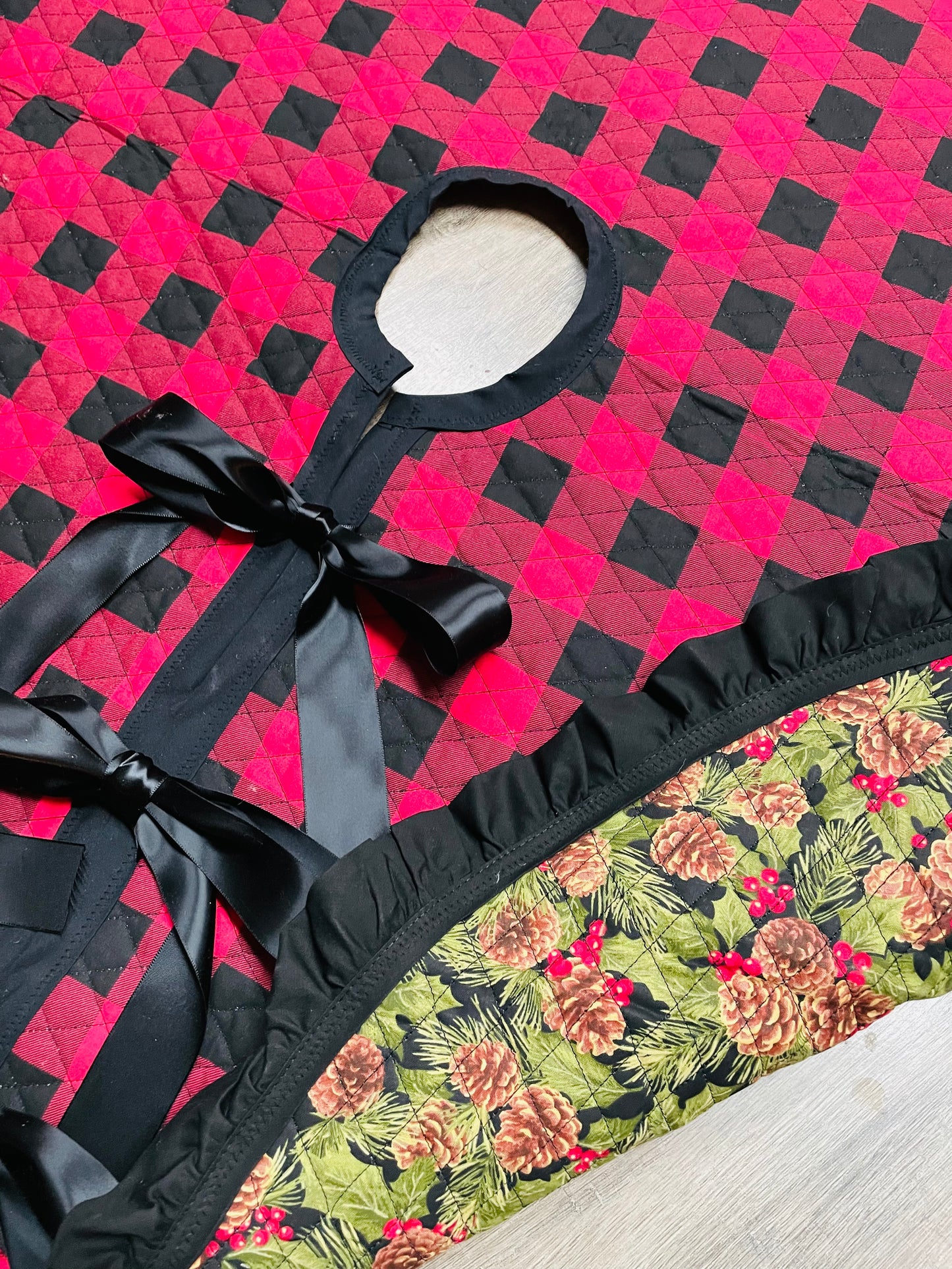 Buffalo quilted skirt