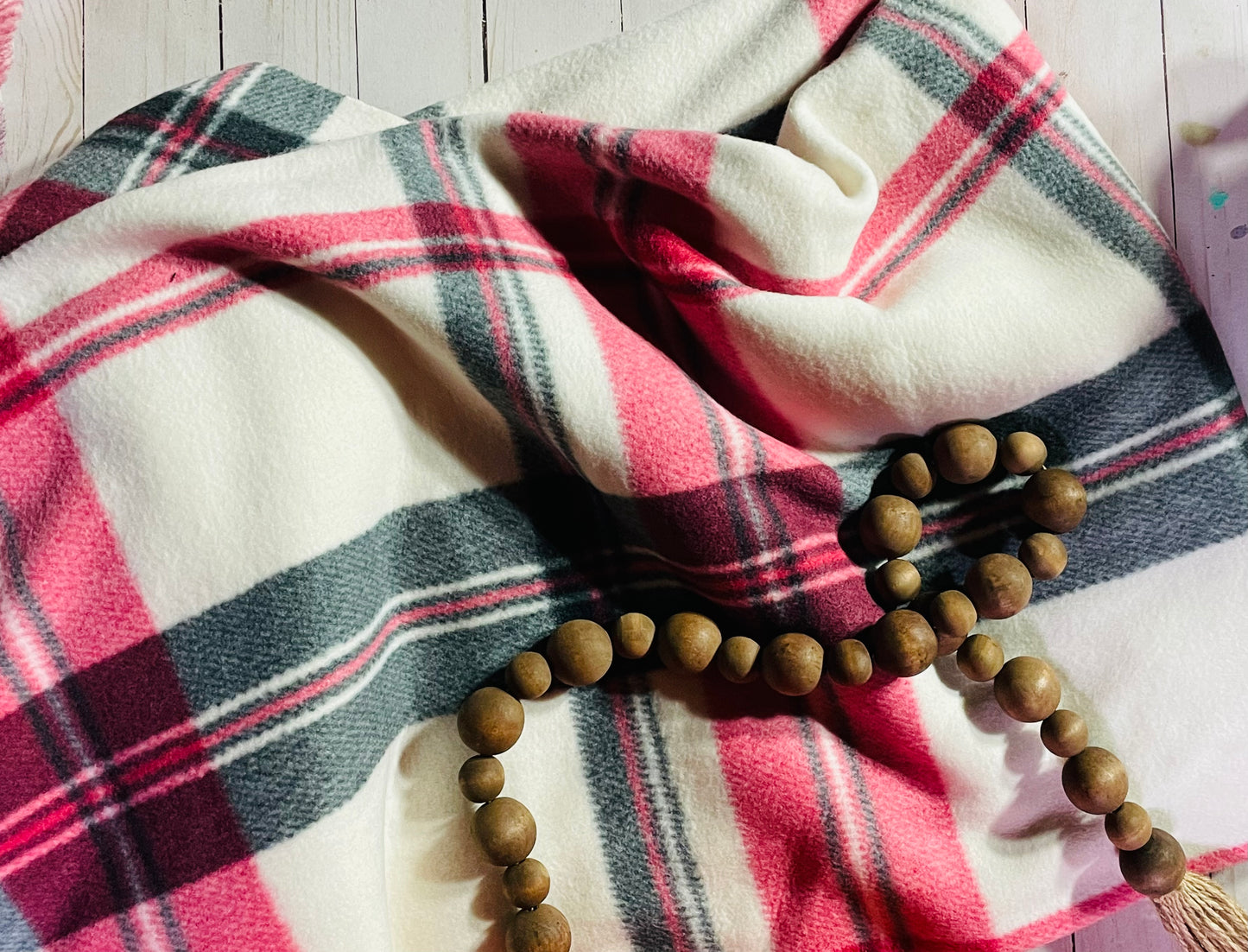 Luxe Ivory Throw