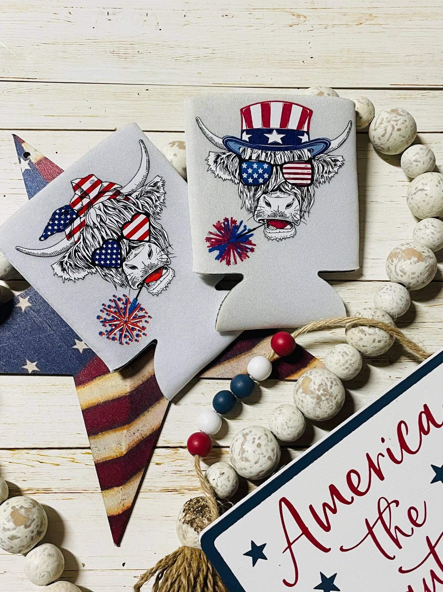 Patriotic Can Coolers