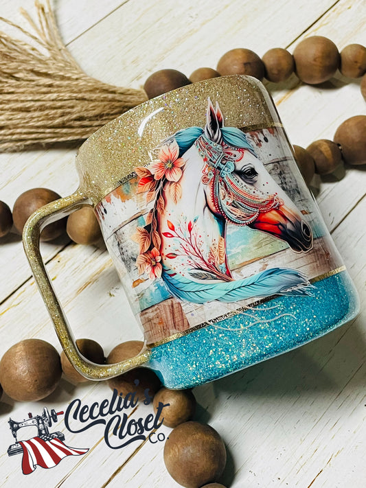 Western Horse mug