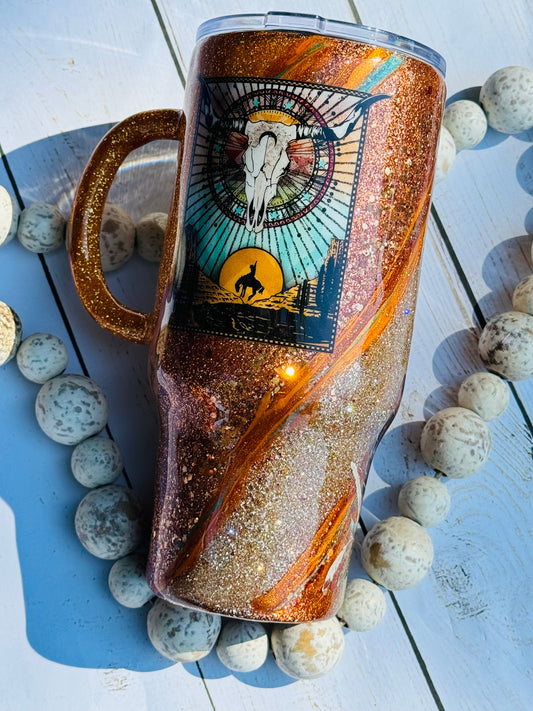 Western Travel mug