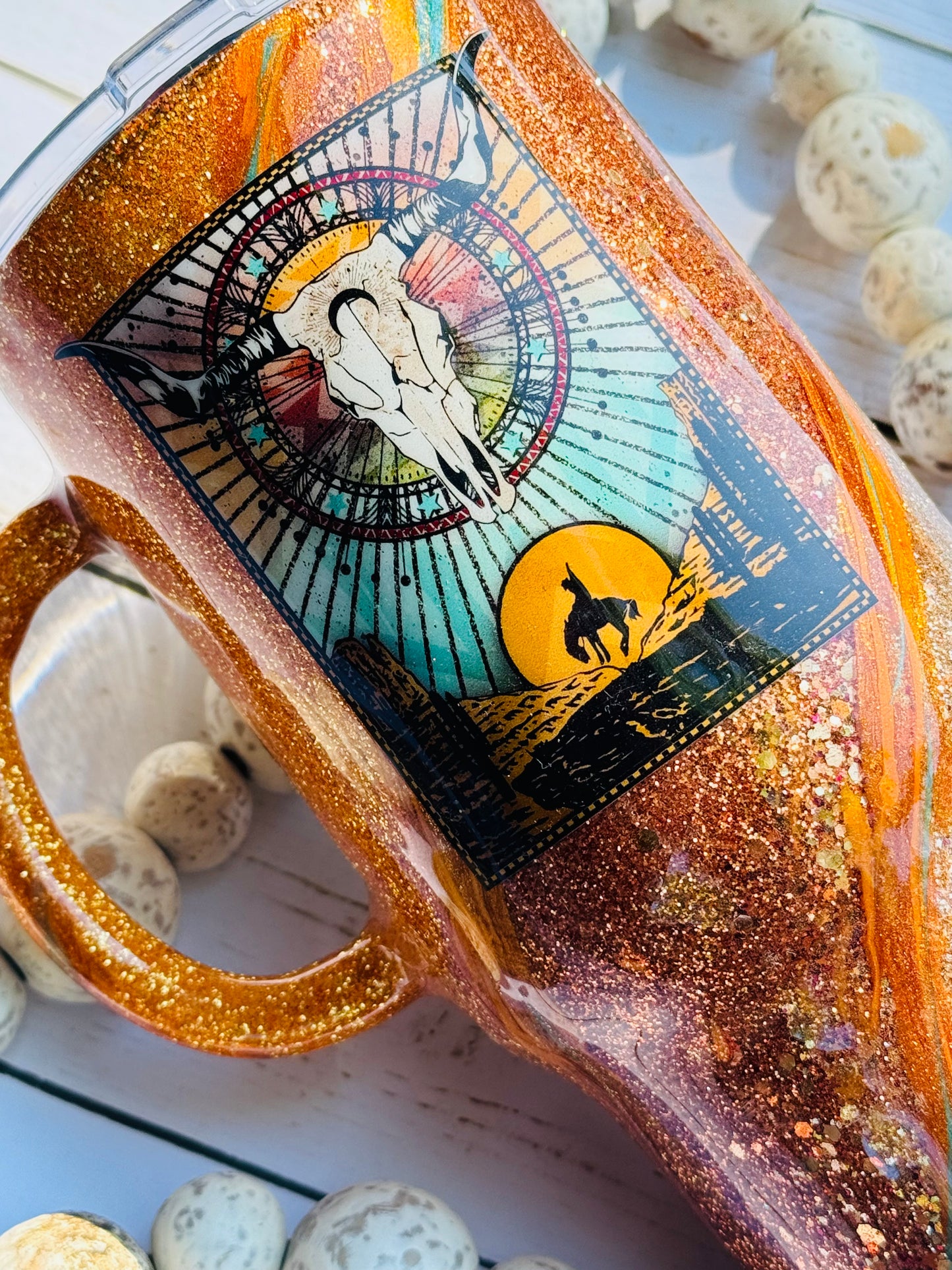 Western Travel mug