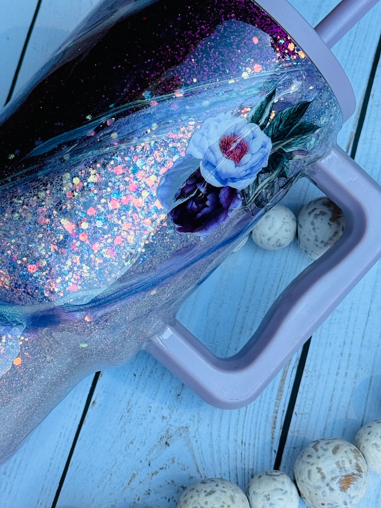Simple Modern boho Lilac tumbler