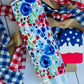 Patriotic Floral Tumbler