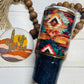 Aztec Navy Tumbler