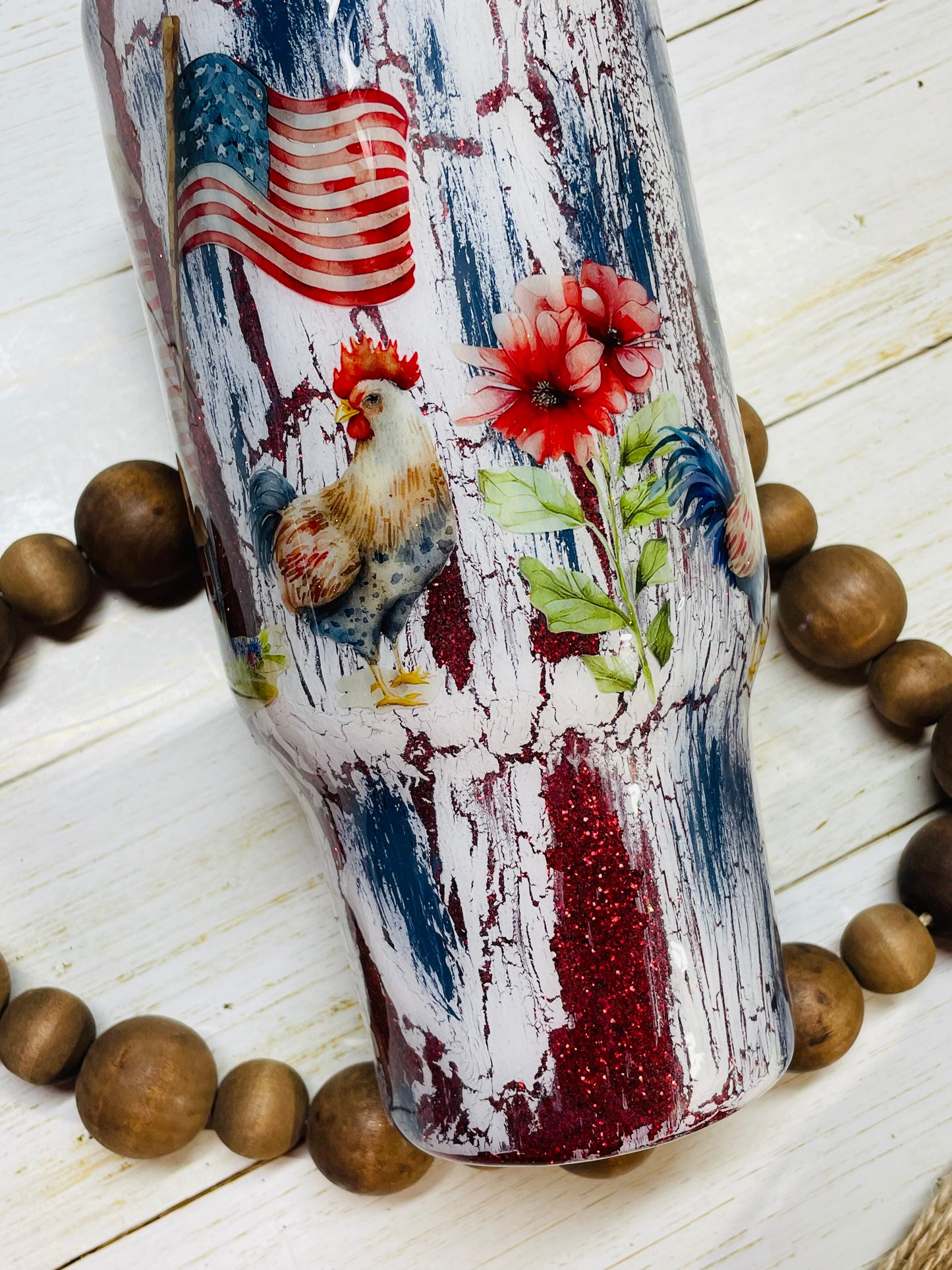 Farmhouse Crackle Tumbler