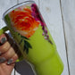 Lime  floral Burst