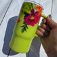 Lime  floral Burst