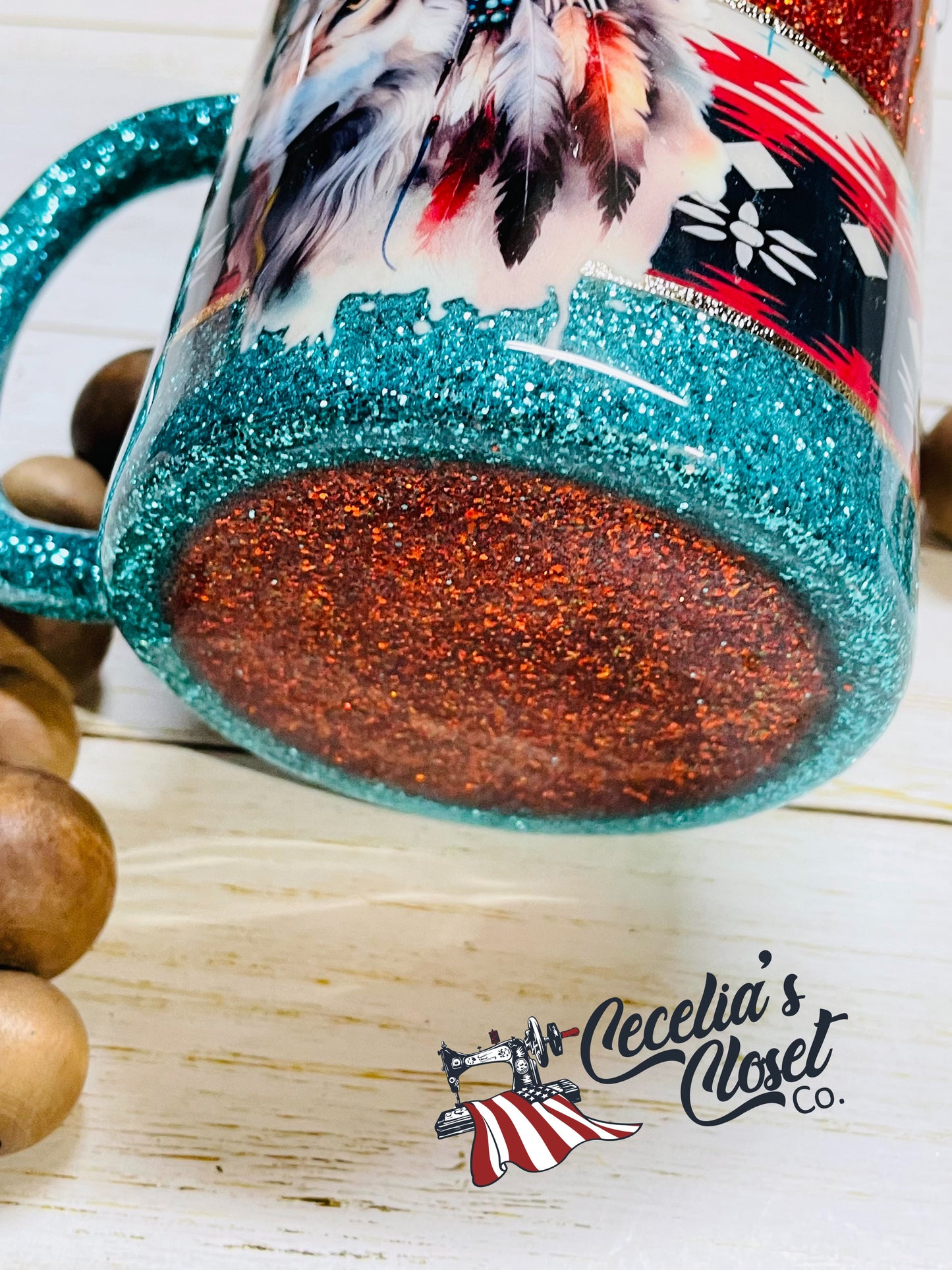 Aztec Wolf mug