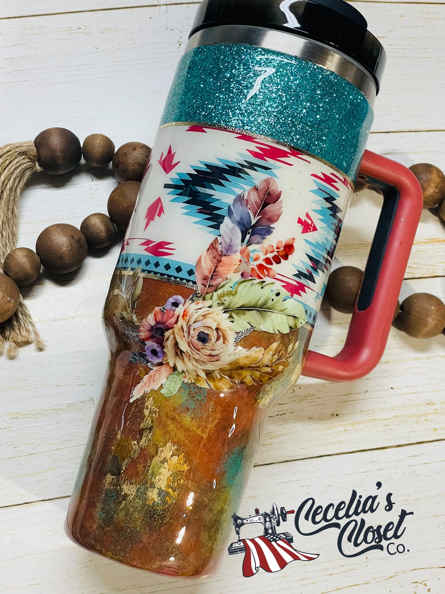 Aztec Patina floral