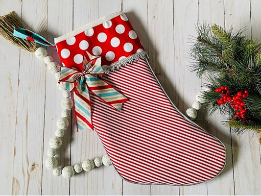 Candy Stripe Stocking