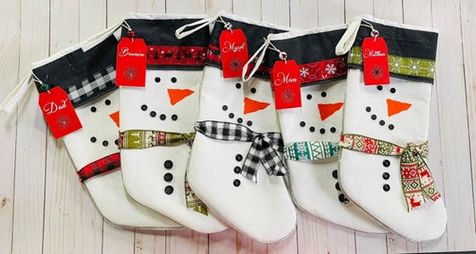 Snowman Stocking