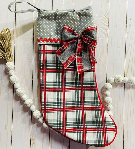 OH Buckeye Style Plaid